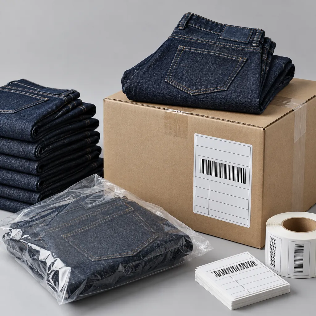 carton marking packaging labels denim wholesale guide