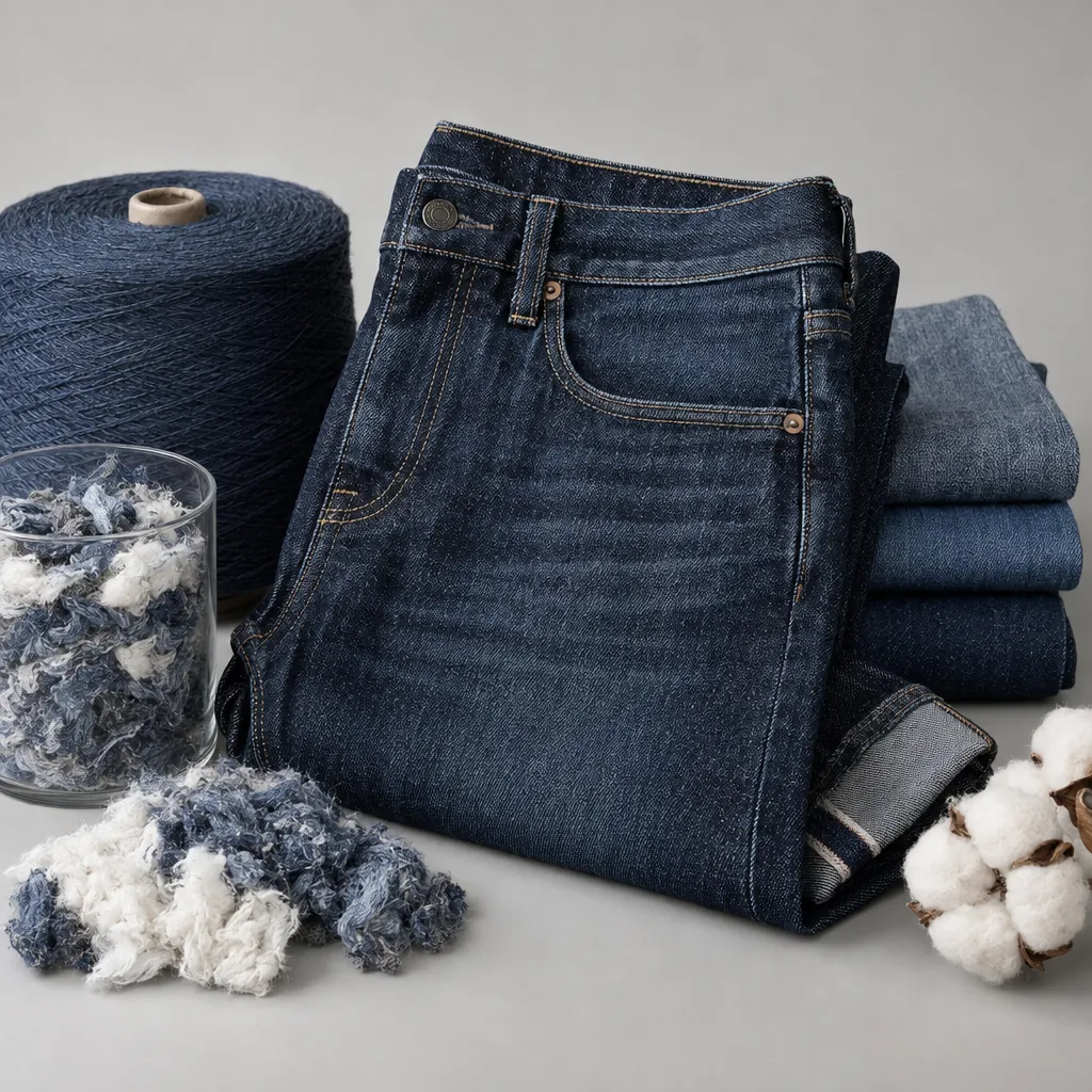 recycled cotton content labels denim wholesale guide