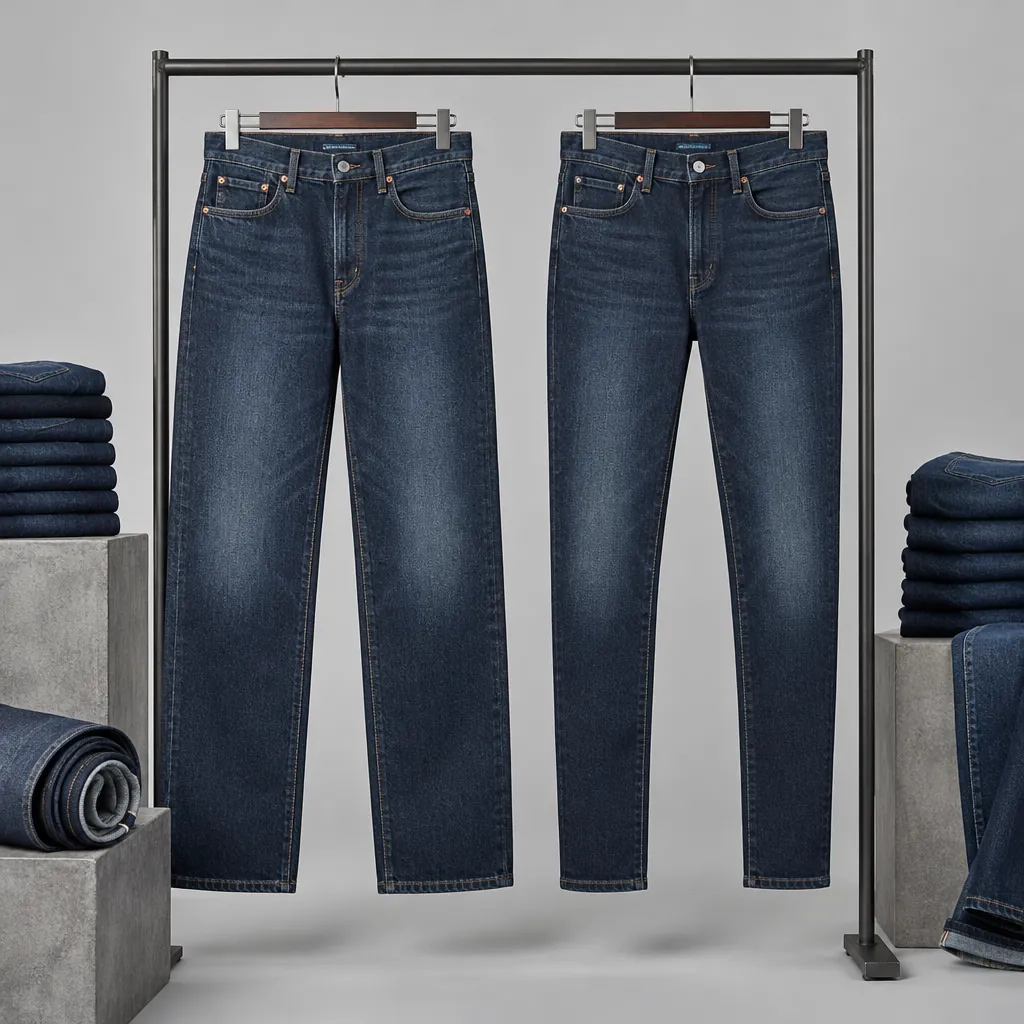 straight vs slim stocking both denim wholesale guide